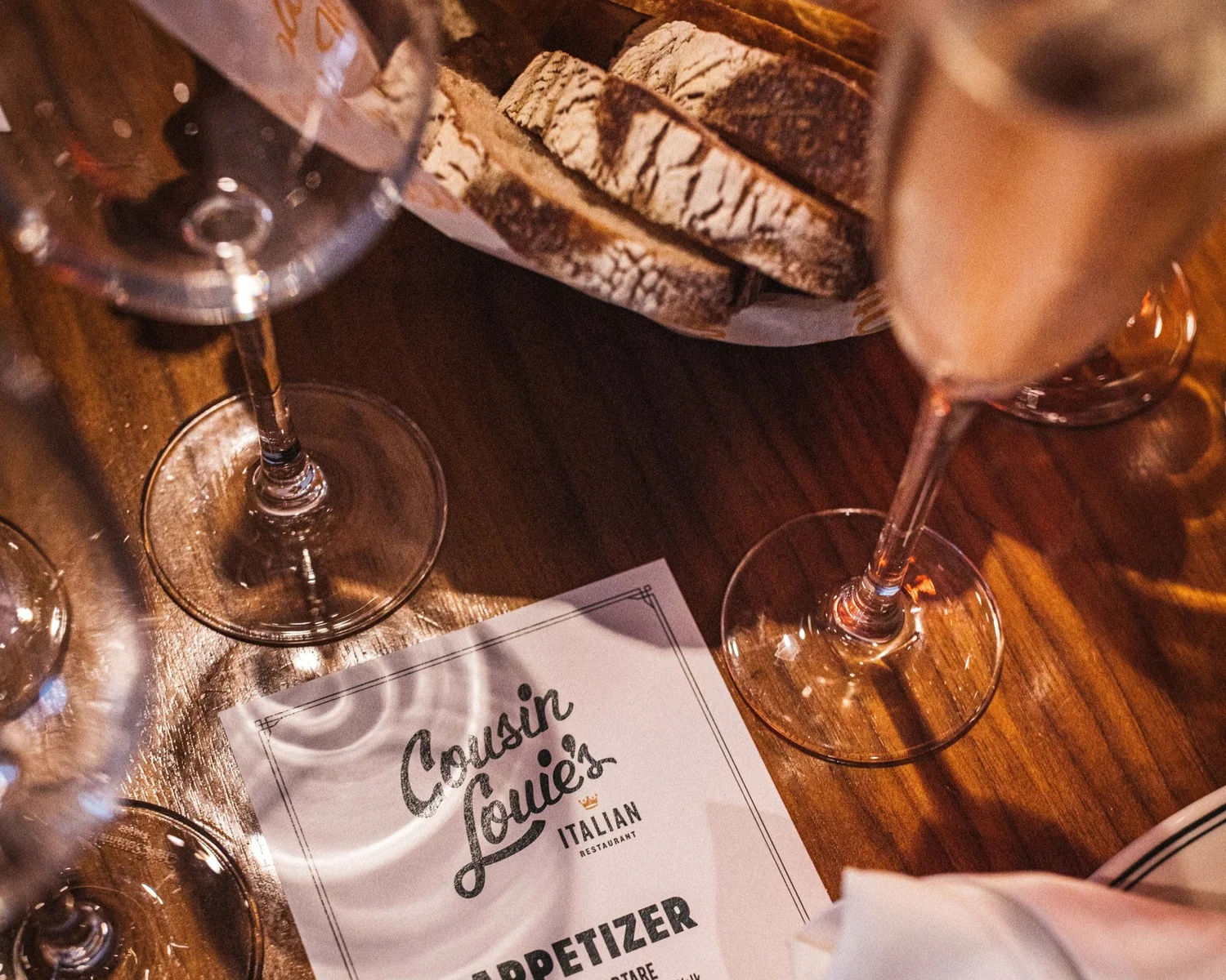 Cousin Louie's Italian dishes